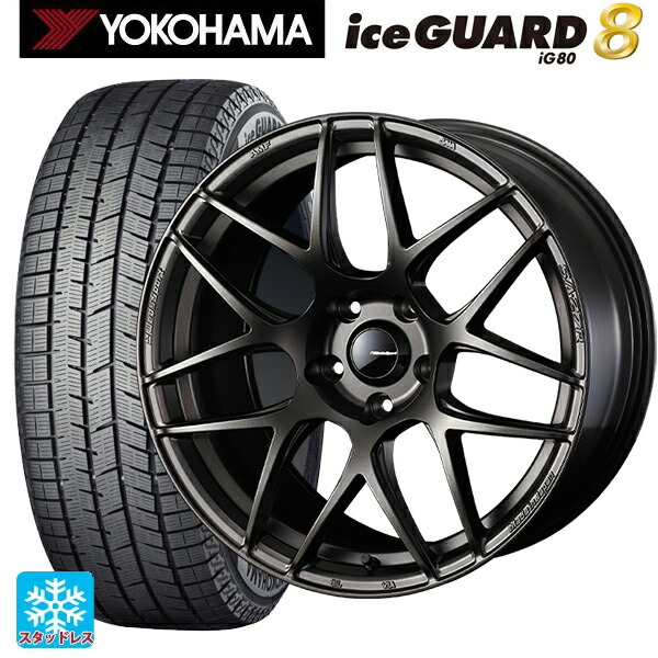 スバル レヴォーグ(VN系)用 245/40R18 97Q XL ヨコハマ アイスガード8(IG80) ウェッズ ウェッズスポーツ SA27R EJ-BRONZE 新品スタッドレスタイヤホイール 4本セット|タイヤホイール専門店コニシタイヤ