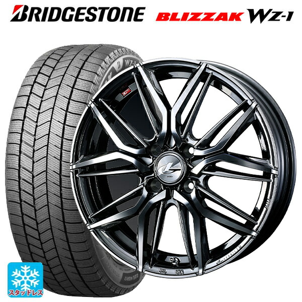 スズキ ハスラー(MR52/92S)用 2025年製 165/65R15 81Q ブリヂストン ブリザック WZ1 正規品 ウェッズ レオニス LM BMCMC 新品スタッドレスタイヤホイール 4本セット