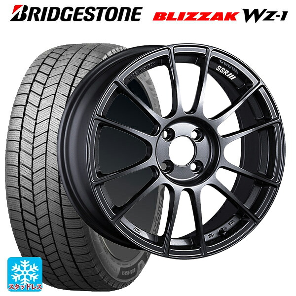 2025年製 195/45R17 81Q ブリヂストン ブリザック WZ1 正規品 タナベ SSR GT X04 ダークガンメタ 17-7J 国産車用 スタッドレスタイヤホイール4本セット