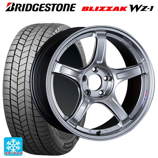 トヨタ GRヤリス(PA系)用 225/40R18 92Q XL ブリヂストン ブリザック WZ1 正規品 # タナベ SSR GT X03 クロームシルバー 新品スタッドレスタイヤホイール 4本セット｜タイヤホイール専門店コニシタイヤ