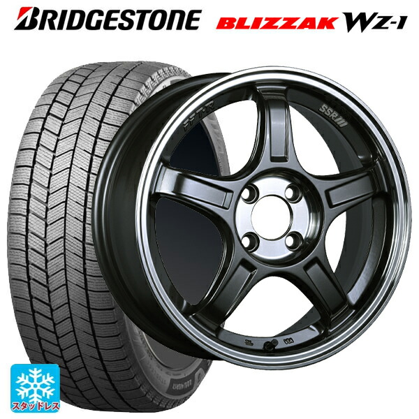 2025年製 205/45R17 88Q XL ブリヂストン ブリザック WZ1 正規品 タナベ SSR GT X03 マシンドグラファイトガンメタ＋スモーククリア 17-7J 国産車用 スタッドレスタイヤホイール4本セット