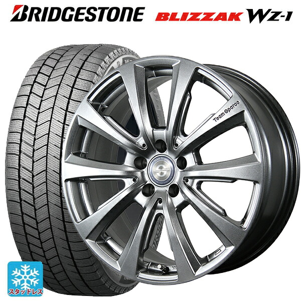 ミニ ミニクーパー(電気自動車)(J01)用 225/40R18 92Q XL ブリヂストン ブリザック WZ1 正規品 # トピー チームスパルコ ヴァローザ バージョン02 MG 新品スタッドレスタイヤホイール 4本セット|タイヤホイール専門店コニシタイヤ