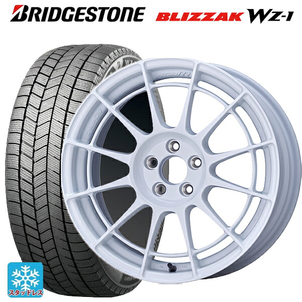 215/55R17 94Q ブリヂストン ブリザック WZ1 正規品 # エンケイ レーシングレボリューション NT03RR For GR86 / BRZ Cup(NTR1775445100W) W 17-7.5J 国産車用 スタッドレスタイヤホイール4本セット|タイヤホイール専門店コニシタイヤ