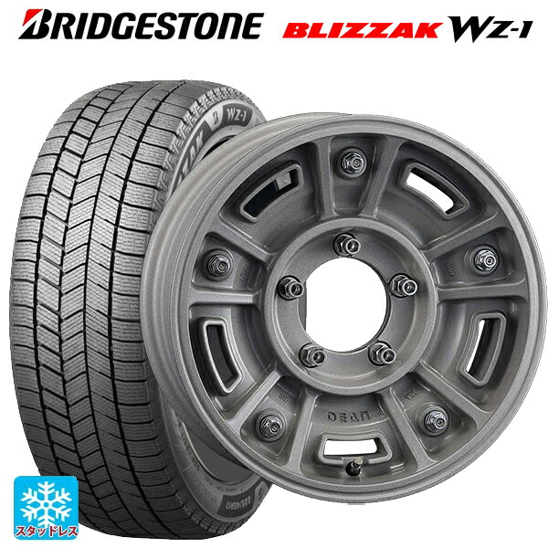 スズキ ジムニー(64系)用 175/80R16 91Q ブリヂストン ブリザック WZ1 正規品 # クリムソン ディーン BJ メキシカン ショットクリア 新品スタッドレスタイヤホイール 4本セット｜タイヤホイール専門店コニシタイヤ