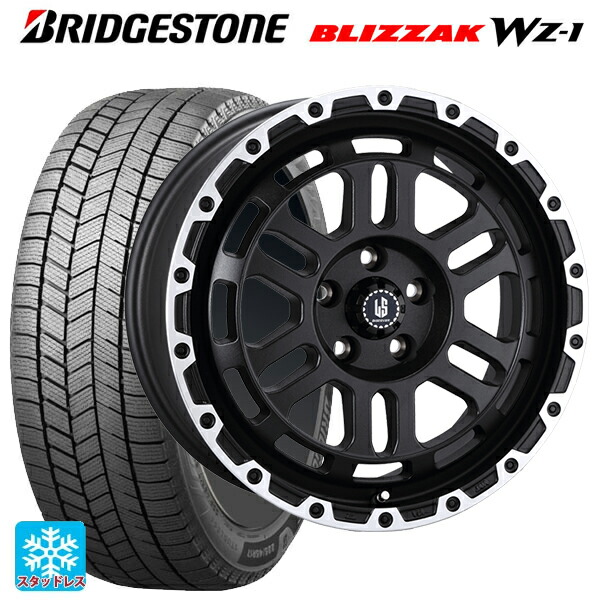 195/80R15 96Q ブリヂストン ブリザック WZ1 正規品 # 阿部商会 ラ・ストラーダ ディスカバー WBRP 15-6J 国産車用 スタッドレスタイヤホイール4本セット|タイヤホイール専門店コニシタイヤ