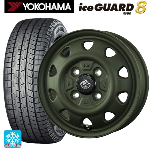 165/70R14 81Q ヨコハマ アイスガード8(IG80) トピー ランドフット SWZ OD 14-4.5J 国産車用 スタッドレスタイヤホイール4本セット|タイヤホイール専門店コニシタイヤ