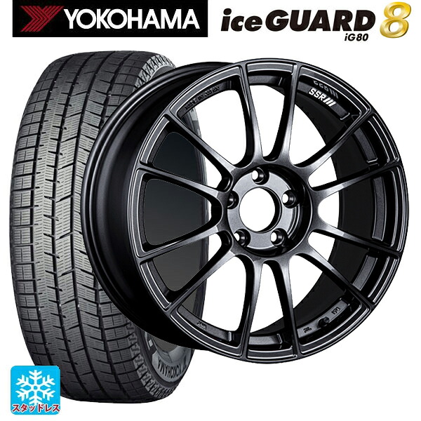 スバル レヴォーグ(VN系)用 245/40R18 97Q XL ヨコハマ アイスガード8(IG80) タナベ SSR GT X04 ダークガンメタ 新品スタッドレスタイヤホイール 4本セット｜タイヤホイール専門店コニシタイヤ 211,955円