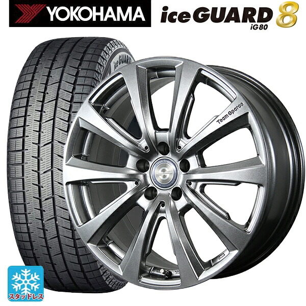 ミニ カントリーマン(U25)用 2025年製 225/60R17 99Q ヨコハマ アイスガード8(IG80) トピー チームスパルコ ヴァローザ バージョン02 # MG 新品スタッドレスタイヤホイール 4本セット