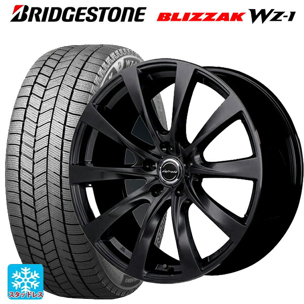 トヨタ クラウンクロスオーバー(35系)用 225/60R18 100Q ブリヂストン ブリザック WZ1 正規品 # エムアイディー レフィナーダ モーション2 ブラックエディション(数量限定仕様） # セミグロスブラック 新品スタッドレスタイヤホイール 4本セット｜タイヤホイール専門店コニシタイヤ 151,825円