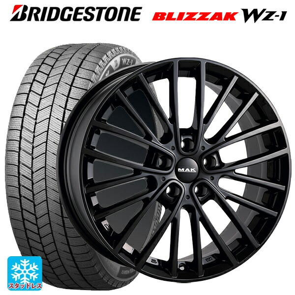 ミニ エースマン(J05)用 225/45R18 95Q XL ブリヂストン ブリザック WZ1 正規品 # 阿部商会 マック チェルシー グロスブラック 新品スタッドレスタイヤホイール 4本セット|タイヤホイール専門店コニシタイヤ