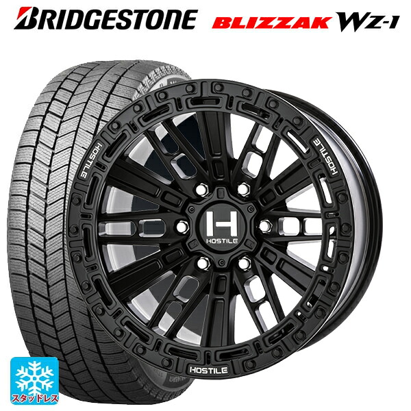 2025年製 265/65R17 112Q ブリヂストン ブリザック WZ1 正規品 トライスターインターナショナル H129 モハベ アスファルト 17-9J 国産車用 スタッドレスタイヤホイール4本セット 261,162円