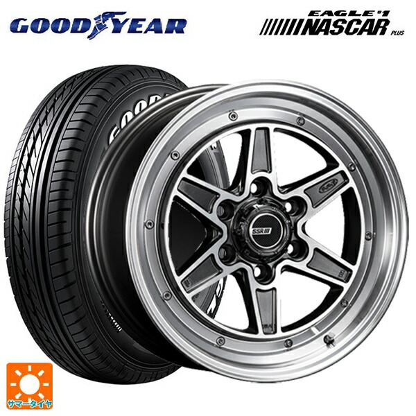 215/65R16 109/107R グッドイヤー イーグル ナンバー1 ナスカープラス ホワイトレター タナベ SSR ディバイド MK-6 ダークガンメタポリッシュ 16-6.5J 国産車用 サマータイヤホイール4本セット|タイヤホイール専門店コニシタイヤ