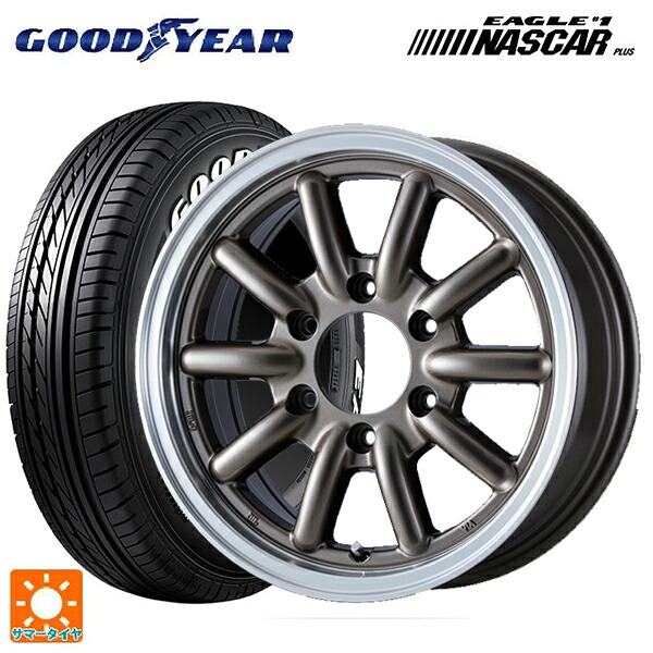 トヨタ ハイエース(200系)用 215/60R17 109/107R グッドイヤー イーグル ナンバー1 ナスカープラス ホワイトレター シーアールエス エセックス ENCB 1P BZ 新品サマータイヤホイール 4本セット