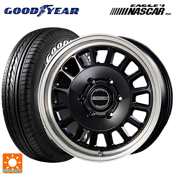 トヨタ ハイエース(200系)用 215/60R17 109/107R グッドイヤー イーグル ナンバー1 ナスカープラス ホワイトレター シーアールエス エセックス ENCD 1P BK 新品サマータイヤホイール 4本セット