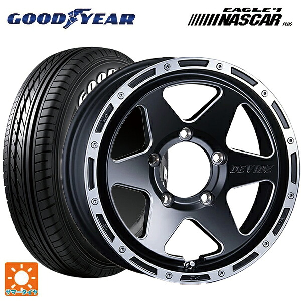 215/65R16 109/107R グッドイヤー イーグル ナンバー1 ナスカープラス ホワイトレター タナベ SSR ディバイド TR-6 フラットブラックポリッシュ 16-6J 国産車用 サマータイヤホイール4本セット