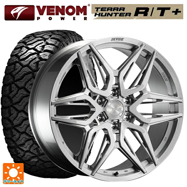 トヨタ ランドクルーザー250(250系)用 265/60R20 121/118Q ヴェノムパワー テラハンター RTプラス ブラックレター タナベ SSR ディバイド LG F ブラッシュド 新品サマータイヤホイール 4本セット｜タイヤホイール専門店コニシタイヤ