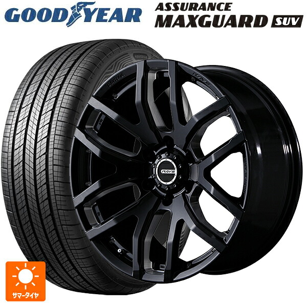トヨタ ハイラックス(120系)用 265/65R17 112H グッドイヤー アシュアランス マックスガード SUV レイズ チームデイトナ FDX-F6 B8 新品サマータイヤホイール 4本セット