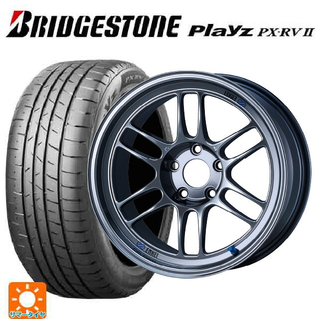 235/55R18 100V ブリヂストン プレイズ PX-RV2 正規品 エンケイ レーシング RPF1 SBC 18-8.5J 国産車用 サマータイヤホイール4本セット