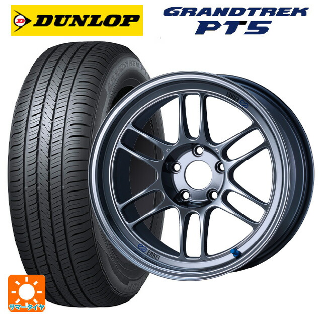 235/55R18 100V ダンロップ グラントレックPT5 エンケイ レーシング RPF1 SBC 18-8.5J 国産車用 サマータイヤホイール4本セット