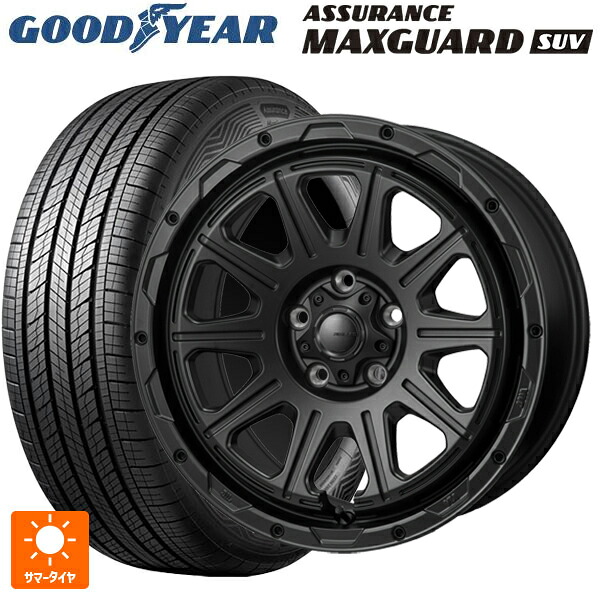 215/70R16 100H グッドイヤー アシュアランス マックスガード SUV ジャパン三陽 ハイブロック レグルス サテンブラック 16-7J 国産車用 サマータイヤホイール4本セット｜タイヤホイール専門店コニシタイヤ