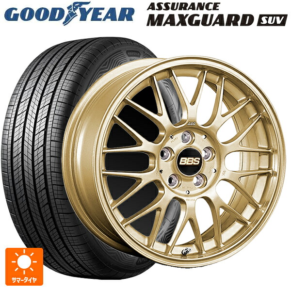 トヨタ RAV4(50系)用 225/70R16 103H グッドイヤー アシュアランス マックスガード SUV BBS RG-F GL 新品サマータイヤホイール 4本セット
