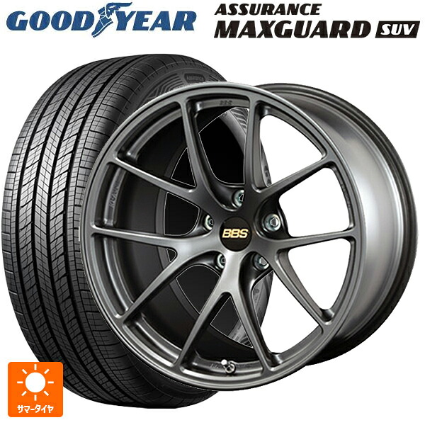 スバル フォレスター(SL系)用 225/55R18 98V グッドイヤー アシュアランス マックスガード SUV BBS RI-A MGR 新品サマータイヤホイール 4本セット
