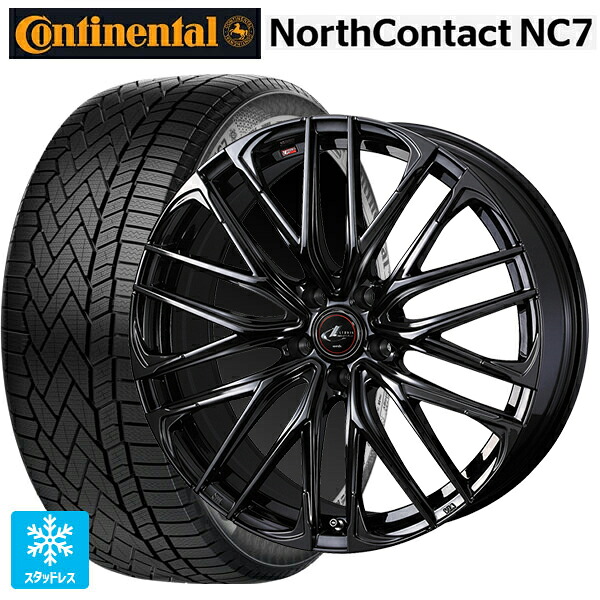 235/55R19 105T XL コンチネンタル ノースコンタクトNC7 正規品 # ウェッズ レオニス SK HYPER BMC 19-8J 国産車用 スタッドレスタイヤホイール4本セット｜タイヤホイール専門店コニシタイヤ