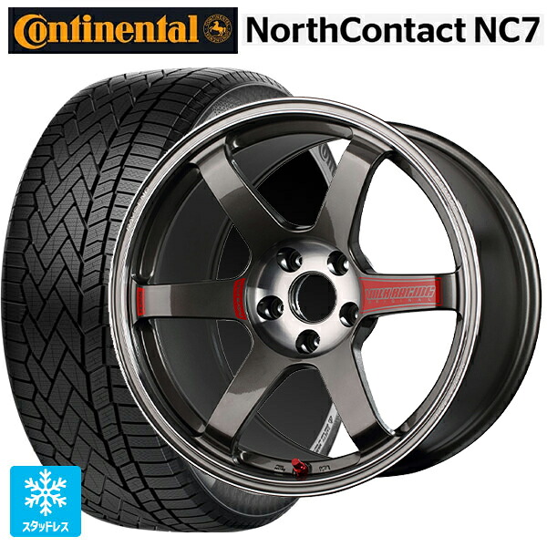 235/55R19 105T XL コンチネンタル ノースコンタクトNC7 正規品 # レイズ ボルクレーシング TE37 サーガ SL PG 19-8.5J 国産車用 スタッドレスタイヤホイール4本セット｜タイヤホイール専門店コニシタイヤ 244,571円