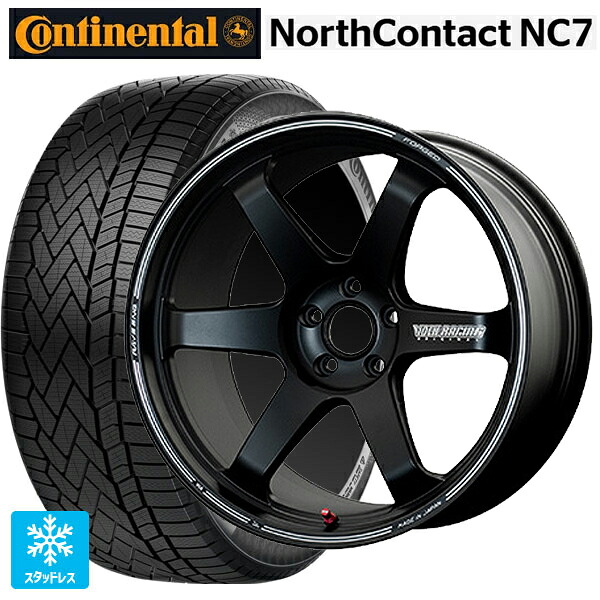 235/55R19 105T XL コンチネンタル ノースコンタクトNC7 正規品 # レイズ ボルクレーシング TE37ウルトラ トラックエディション2 BC 19-8.5J 国産車用 スタッドレスタイヤホイール4本セット｜タイヤホイール専門店コニシタイヤ