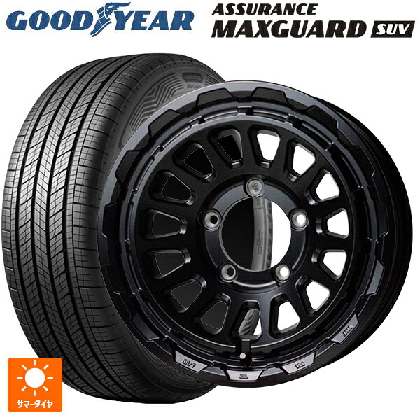 スズキ ジムニー(64系)用 215/70R16 100H グッドイヤー アシュアランス マックスガード SUV ホットスタッフ バークレイハードロック リザード GB 新品サマータイヤホイール 5本セット