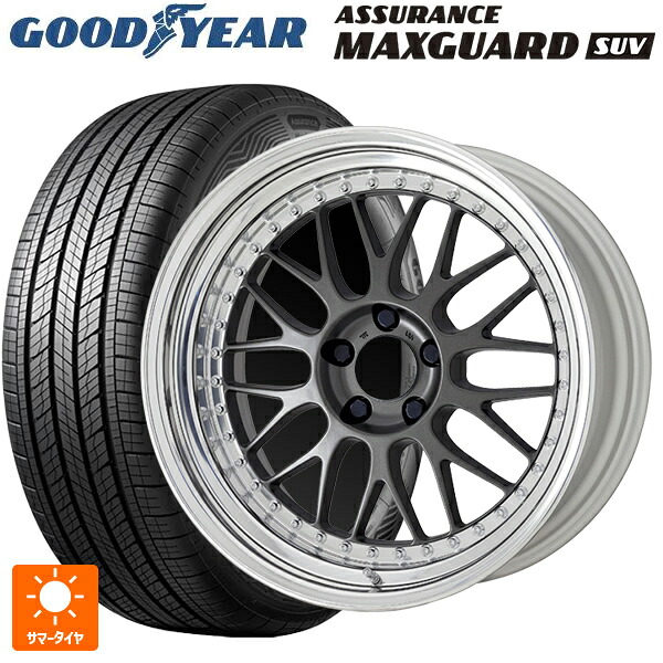 トヨタ アルファード(30系)用 225/60R17 99V グッドイヤー アシュアランス マックスガード SUV ワーク マイスター M1 3ピース MGM 新品サマータイヤホイール 4本セット|タイヤホイール専門店コニシタイヤ