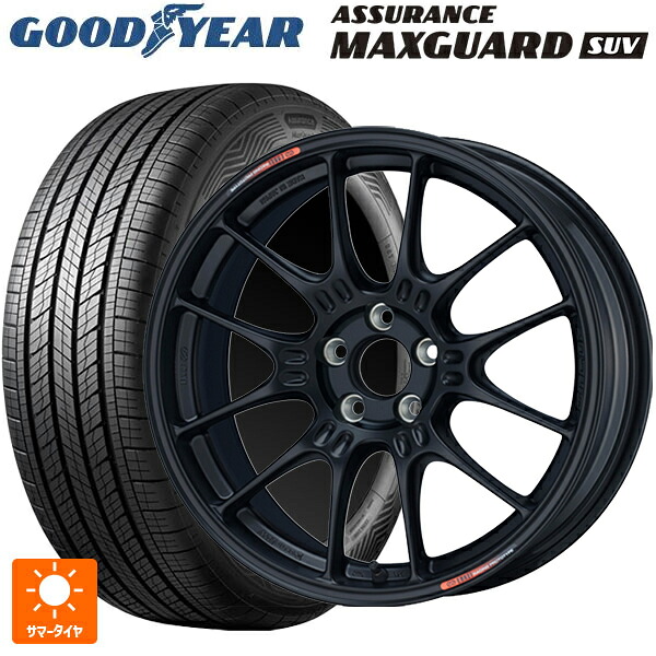 225/65R17 102V グッドイヤー アシュアランス マックスガード SUV エンケイ レーシング GTC02 For GR86 / BRZ Cup Matte Black 17-7.5J 国産車用 サマータイヤホイール4本セット|タイヤホイール専門店コニシタイヤ