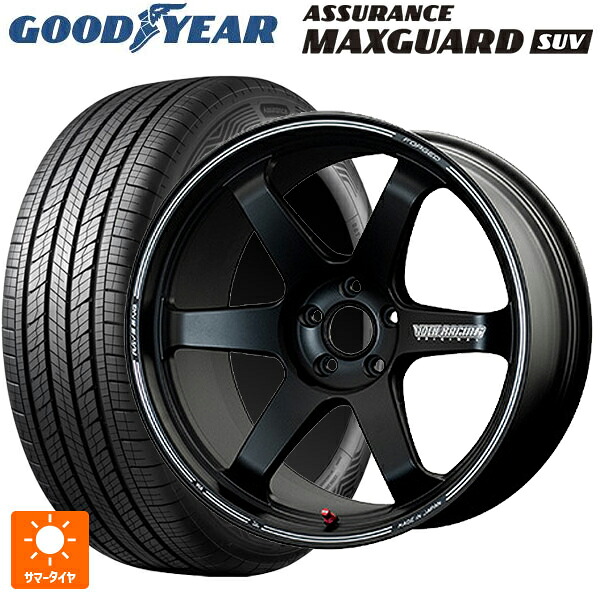 マツダ CX-80(KL5/KL3系)用 235/55R19 105V XL グッドイヤー アシュアランス マックスガード SUV レイズ ボルクレーシング TE37ウルトラ トラックエディション2 BC 新品サマータイヤホイール 4本セット