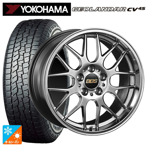 トヨタ アルファード(30系)用 225/60R17 99V ヨコハマ ジオランダー CV 4S G061 正規品 BBS RG-R DB 新品オールシーズンタイヤホイール 4本セット