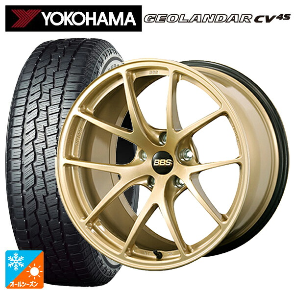 トヨタ ハリアー(80系)用 225/60R18 104V XL ヨコハマ ジオランダー CV 4S G061 正規品 BBS RI-A GL 新品オールシーズンタイヤホイール 4本セット｜タイヤホイール専門店コニシタイヤ