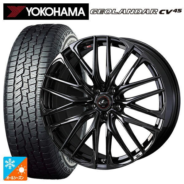 トヨタ bZ4X(11/15系)用 235/60R18 107V XL ヨコハマ ジオランダー CV 4S G061 正規品 ウェッズ レオニス SK HYPER BMC 新品オールシーズンタイヤホイール 4本セット