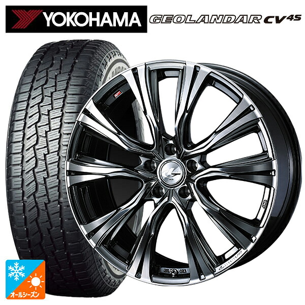 レクサス LBX(10系)用 225/55R18 98V ヨコハマ ジオランダー CV 4S G061 正規品 ウェッズ レオニス VR BMCMC 新品オールシーズンタイヤホイール 4本セット|タイヤホイール専門店コニシタイヤ