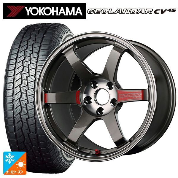 235/55R19 105V XL ヨコハマ ジオランダー CV 4S G061 正規品 レイズ ボルクレーシング TE37 サーガ SL PG 19-8.5J 国産車用 オールシーズンタイヤホイール4本セット|タイヤホイール専門店コニシタイヤ