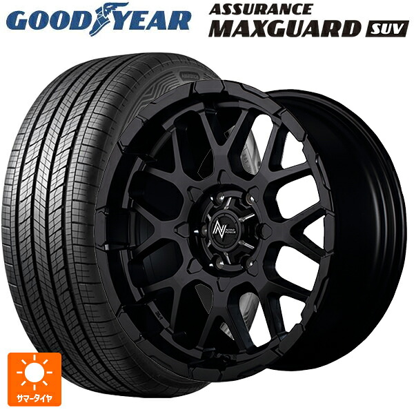 トヨタ ハイラックス(120系)用 265/65R17 112H グッドイヤー アシュアランス マックスガード SUV エムアイディー ナイトロパワー M28バレット セミグロスブラック 新品サマータイヤホイール 4本セット