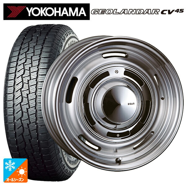 215/65R16 98H ヨコハマ ジオランダー CV 4S G061 正規品 クリムソン ディーン クロスカントリー バーニッシュグレー 16-6J 国産車用 オールシーズンタイヤホイール4本セット|タイヤホイール専門店コニシタイヤ