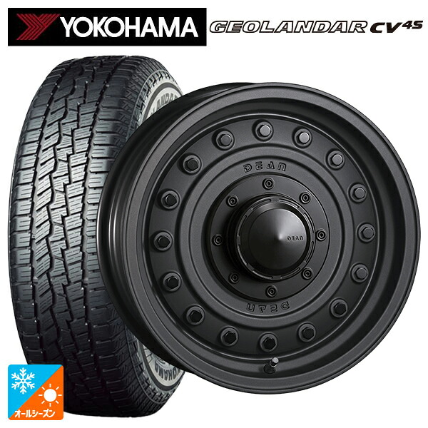 プジョー リフター()用 215/65R16 98H ヨコハマ ジオランダー CV 4S G061 正規品 クリムソン ディーン コロラド マットチャコールブラック 新品オールシーズンタイヤホイール 4本セット