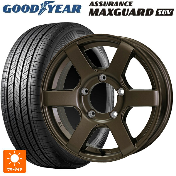 225/70R16 103H グッドイヤー アシュアランス マックスガード SUV ドゥオール CST ゼロワンハイパー J6 BR 16-6J 国産車用 サマータイヤホイール4本セット｜タイヤホイール専門店コニシタイヤ