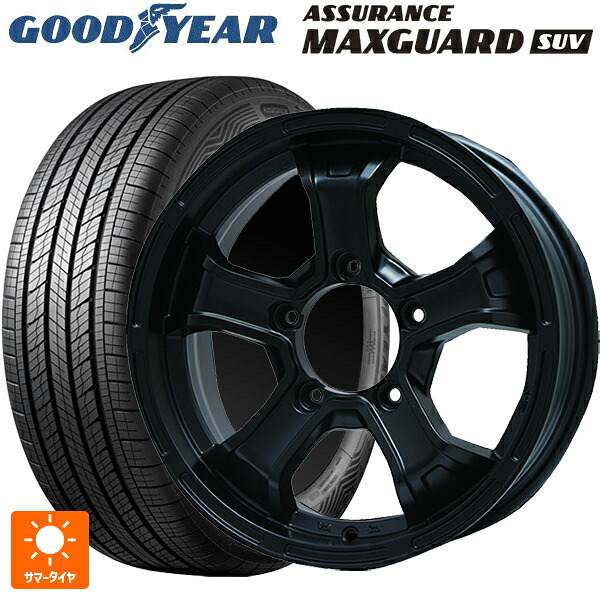スズキ ジムニー(64系)用 215/70R16 100H グッドイヤー アシュアランス マックスガード SUV ビックウェイ ビーマッド ケー MB 新品サマータイヤホイール 5本セット