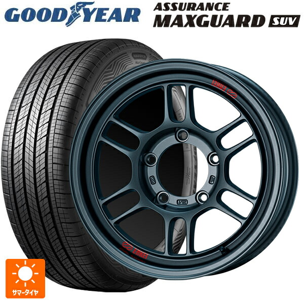 215/70R16 100H グッドイヤー アシュアランス マックスガード SUV エンケイ オールロード RPT1 マットダークガンメタリック 16-5.5J 国産車用 サマータイヤホイール4本セット