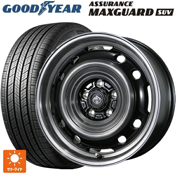 245/65R17 111H XL グッドイヤー アシュアランス マックスガード SUV トピー ランドフット XFG SC/P 17-7J 国産車用 サマータイヤホイール4本セット