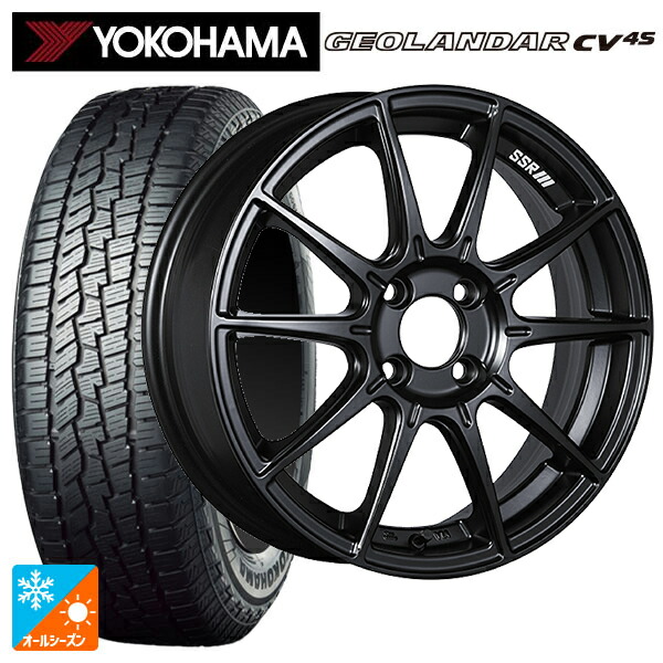 215/55R17 98V ヨコハマ ジオランダー CV 4S G061 正規品 タナベ SSR GT X01 フラットブラック 17-7J 国産車用 オールシーズンタイヤホイール4本セット｜タイヤホイール専門店コニシタイヤ 123,225円