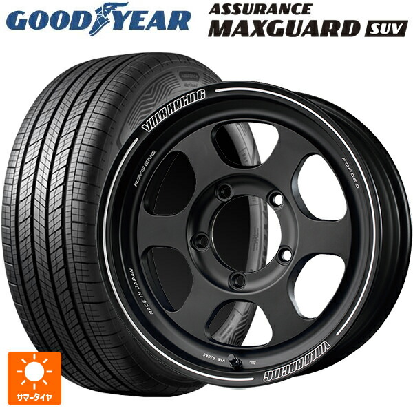 スズキ ジムニーシエラ(74系)用 225/70R16 103H グッドイヤー アシュアランス マックスガード SUV レイズ ボルクレーシング TE37XT FOR J BC 新品サマータイヤホイール 5本セット