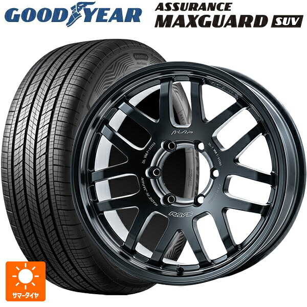265/60R18 110V グッドイヤー アシュアランス マックスガード SUV レイズ エーラップ 07X 2324リミテッドエディション PH 18-9J 国産車用 サマータイヤホイール4本セット|タイヤホイール専門店コニシタイヤ