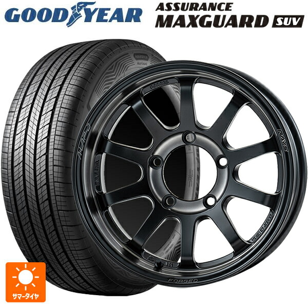 スズキ ジムニーノマド(JC74W)用 225/70R16 103H グッドイヤー アシュアランス マックスガード SUV レイズ A LAP J 2324 リミテッドエディション PH 新品サマータイヤホイール 5本セット