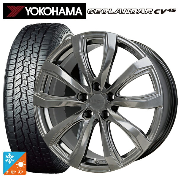 トヨタ クラウンクロスオーバー(35系)用 225/60R18 104V XL ヨコハマ ジオランダー CV 4S G061 正規品 ホットスタッフ シュティッヒ レグザス フォージドFS-01 (数量限定) # HS 新品オールシーズンタイヤホイール 4本セット 107,030円